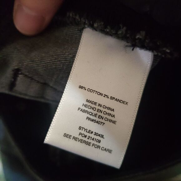 CAbi Curvy Slim Boot Jeans Denim Stretch Size 6 long Shadow Gray - Picture 4 of 5